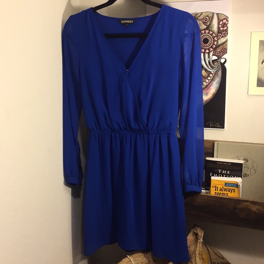 Express long sleeve cocktail dress